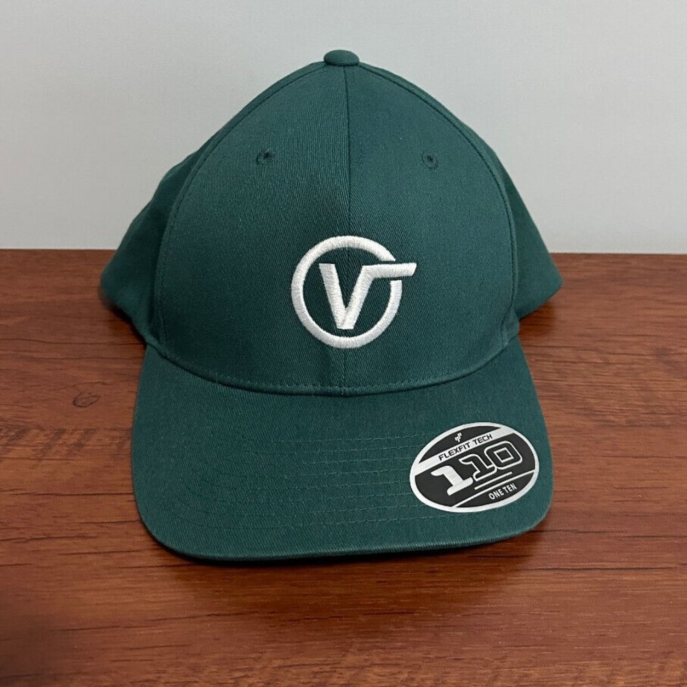 Vans 110 Flexfit SnapBack Hat “Off The‎ Wall” Green Cap